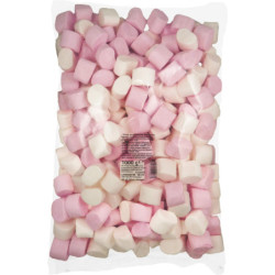 Pink and white mallows Vrac - 1kg