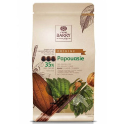 Chocolat de couverture au lait Papouasie 35% 1kg - Cacao Barry