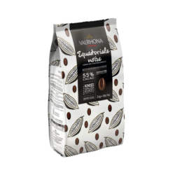 Equatoriale Noir 55 % 3 kg - Chocolat noir à pâtisser Valrhona