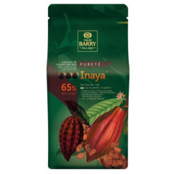 Chocolat de couverture noir Inaya 65% 1kg - Cacao Barry