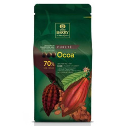 Chocolat de couverture noir Ocoa 70% 1kg - Cacao Barry