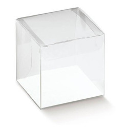Boite cube plastique 4x4x4 cm x10 - Deininger