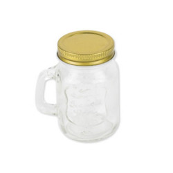Mason Jar or en verre 5,5x8,5 cm - 120ml