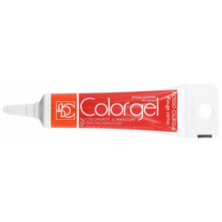 Tube Colorant gel Rouge Cerise 20g - Modecor