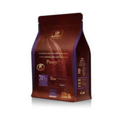 Chocolat de couverture noir Passy 70% 2,5kg - Maison Lenôtre x Cacao Barry