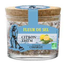 Fleur de sel de Camargue - Citron Thym 140g
