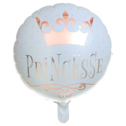 Ballon aluminium princesse Ø45cm - Santex