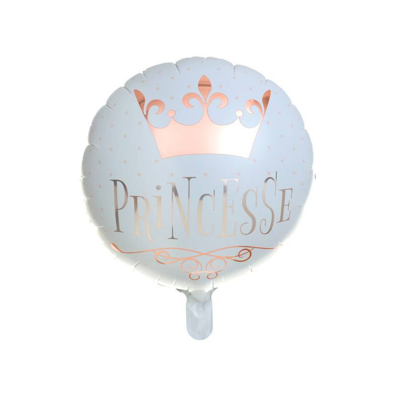 Ballon aluminium princesse Ø45cm - Santex