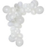 Guirlande organique blanc kit - 50 ballons