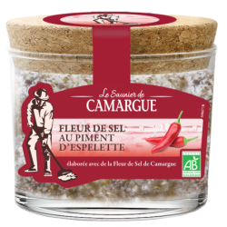 Fleur de sel de Camargue piment d'espelette - 150g
