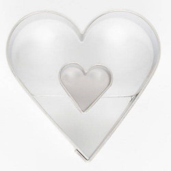 Biscuits Emporte-pièce Coeur au Coeur 4,5 cm