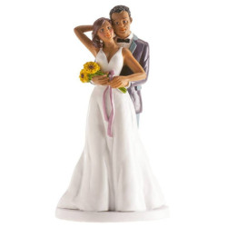 Couple de mariés Rome 16cm - Dekora