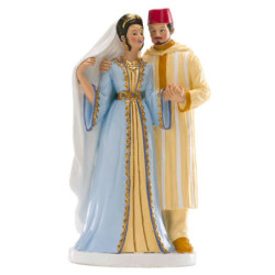 Couple de mariés oriental 18cm - Dekora