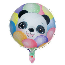 Ballon aluminium Panda Ø45cm