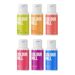 6 colorants alimentaires Colour Mill TROPICAL