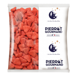 Bonbon coeur rouge 1kg - Pierrot gourmand