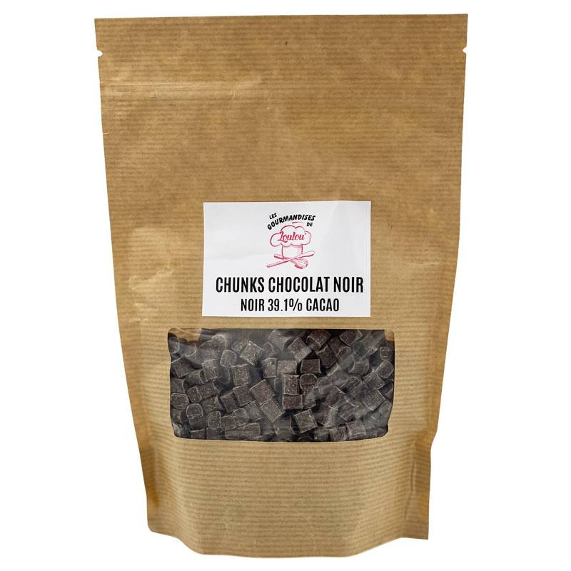 Chunks chocolat noir 300g - Les gourmandises de Loulou