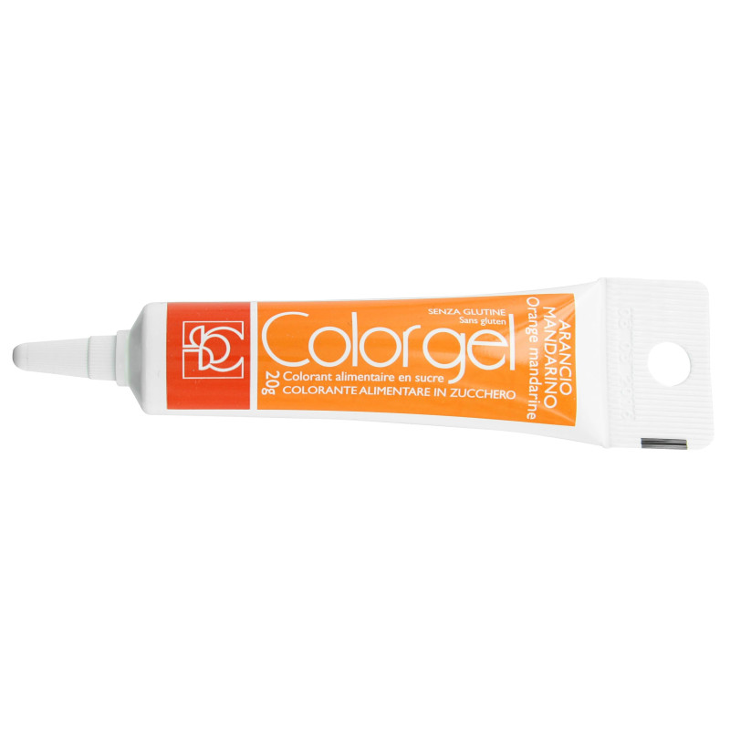 Tube Colorant Gel Orange Mandarine 20g - Modecor